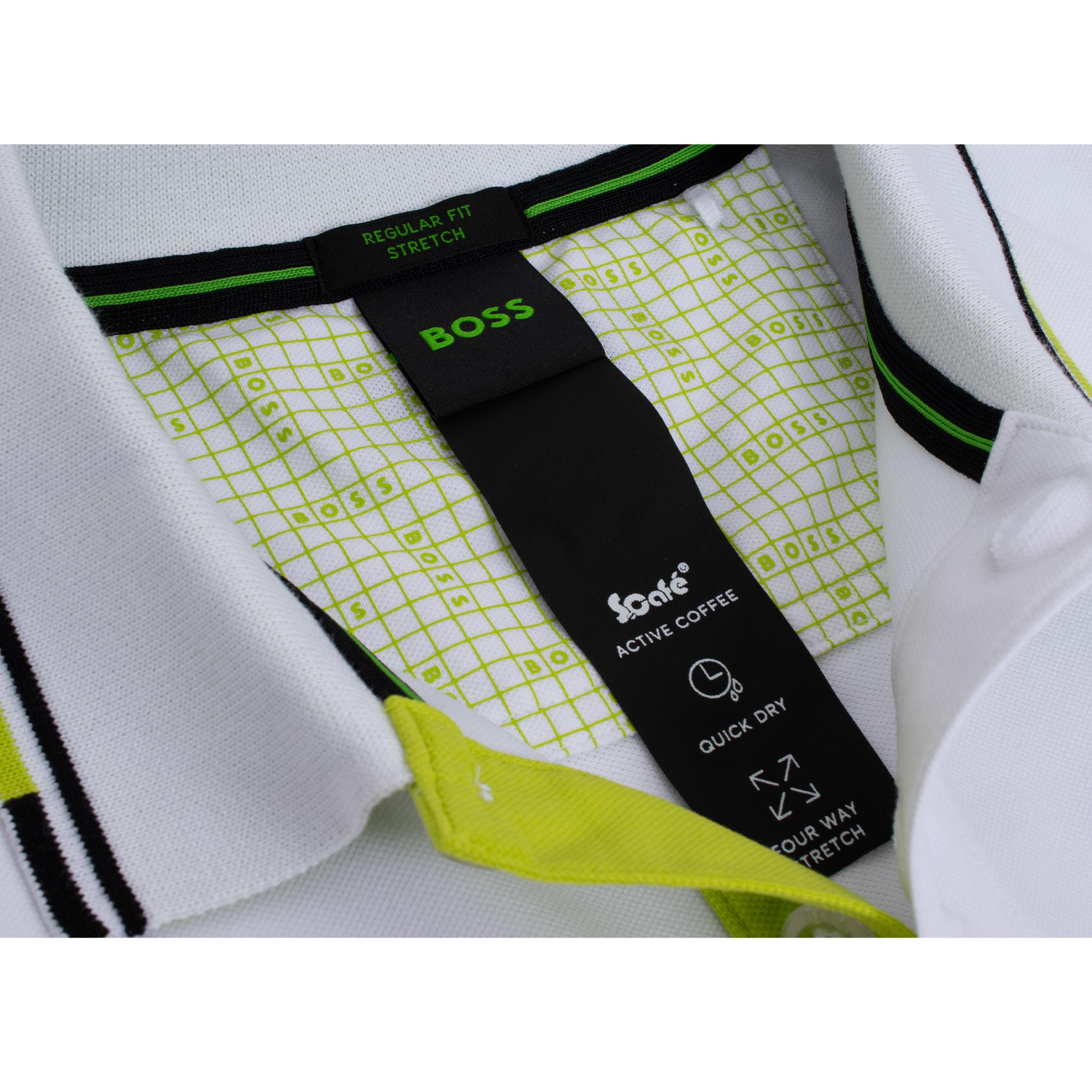 Boss Paddy Pro Mens Polo Shirt White